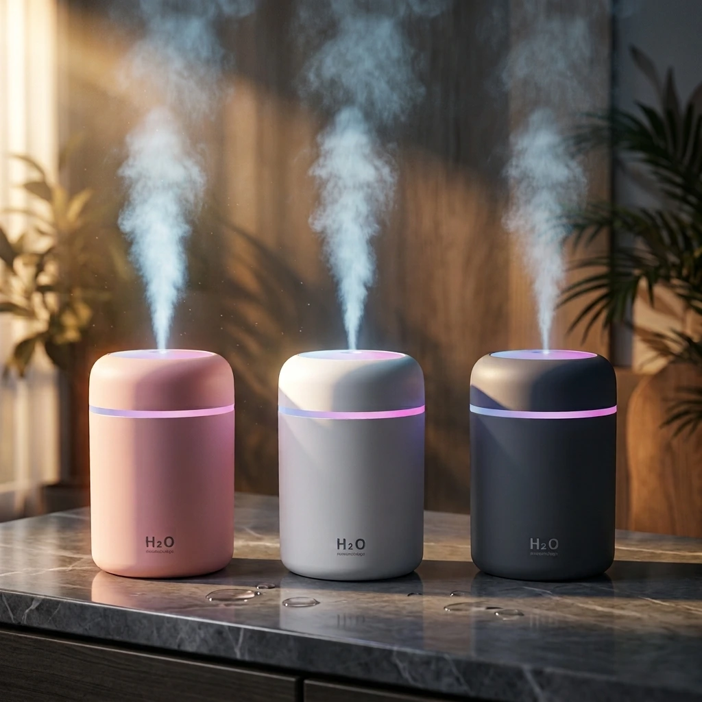 H2O Ultrasonic Cool Mist Mini Humidifier